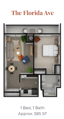 1400 Florida Ave NE 1-2 Beds Apartment for Rent - Photo Gallery 66